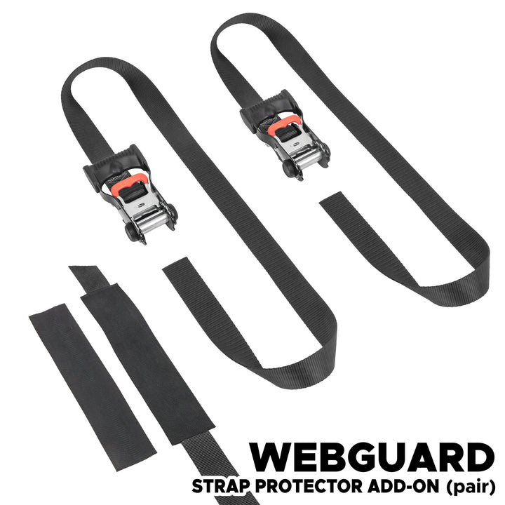 BOGO 1.5in Ergonomic Endless ratchet for motorcycles, atvs scooters and cargo WITH WEBGUARD#length_4-ft