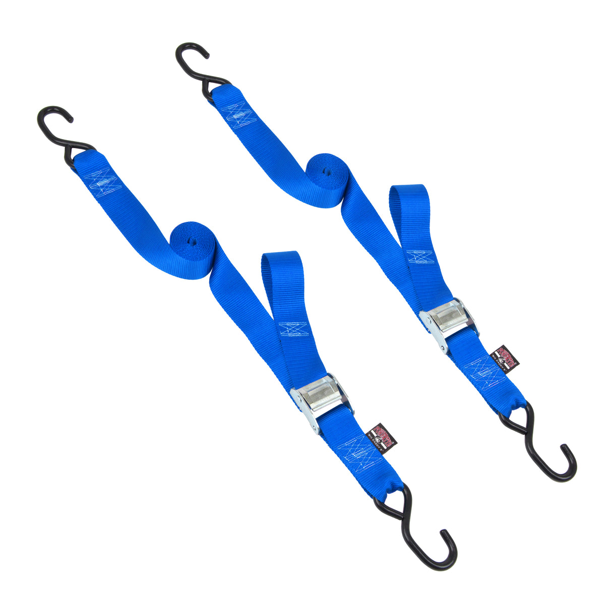 2 x 8' Cam Buckle Strap with S-Hooks