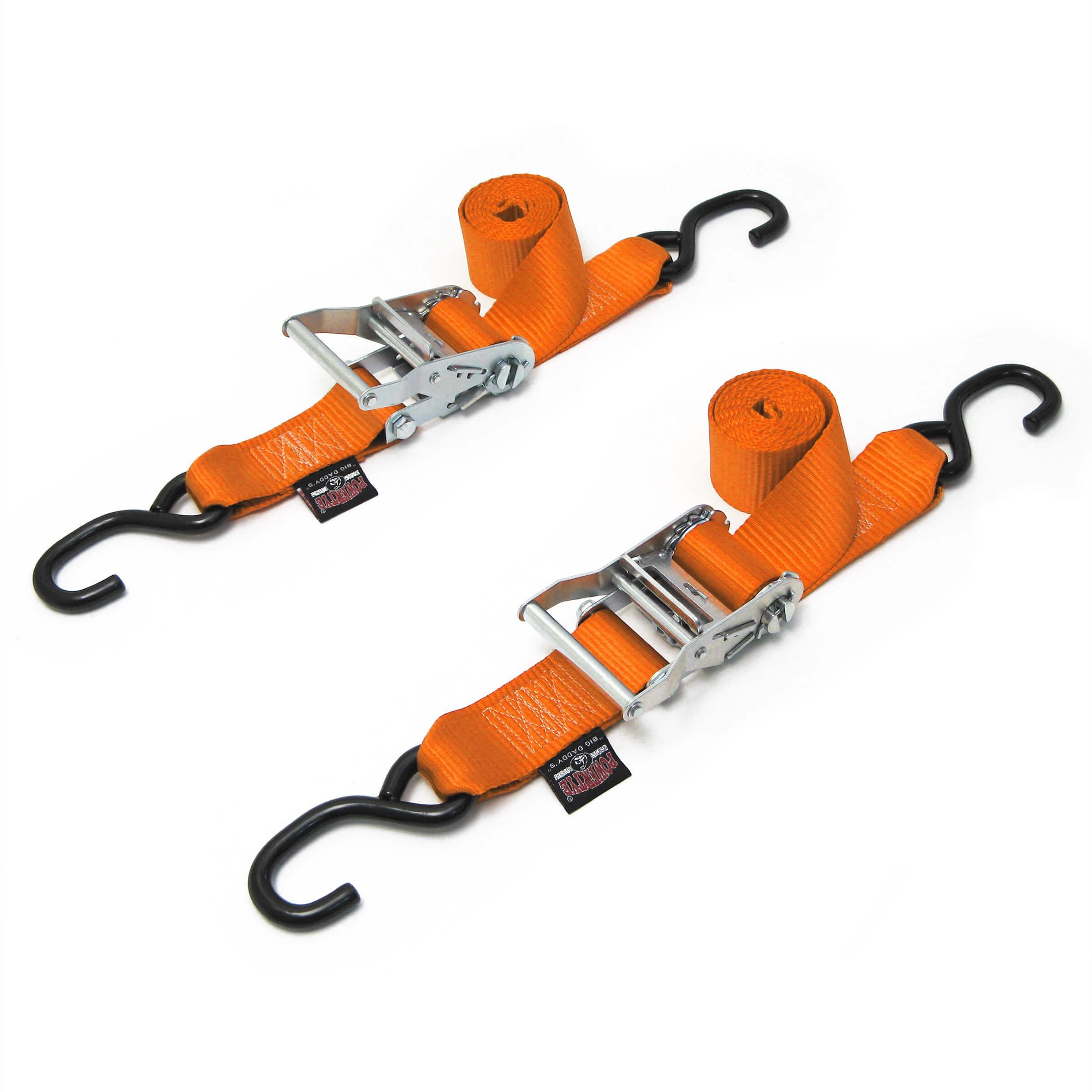 2in RATCHET TIE-DOWN, S-HOOKS (pair) – PowerTye